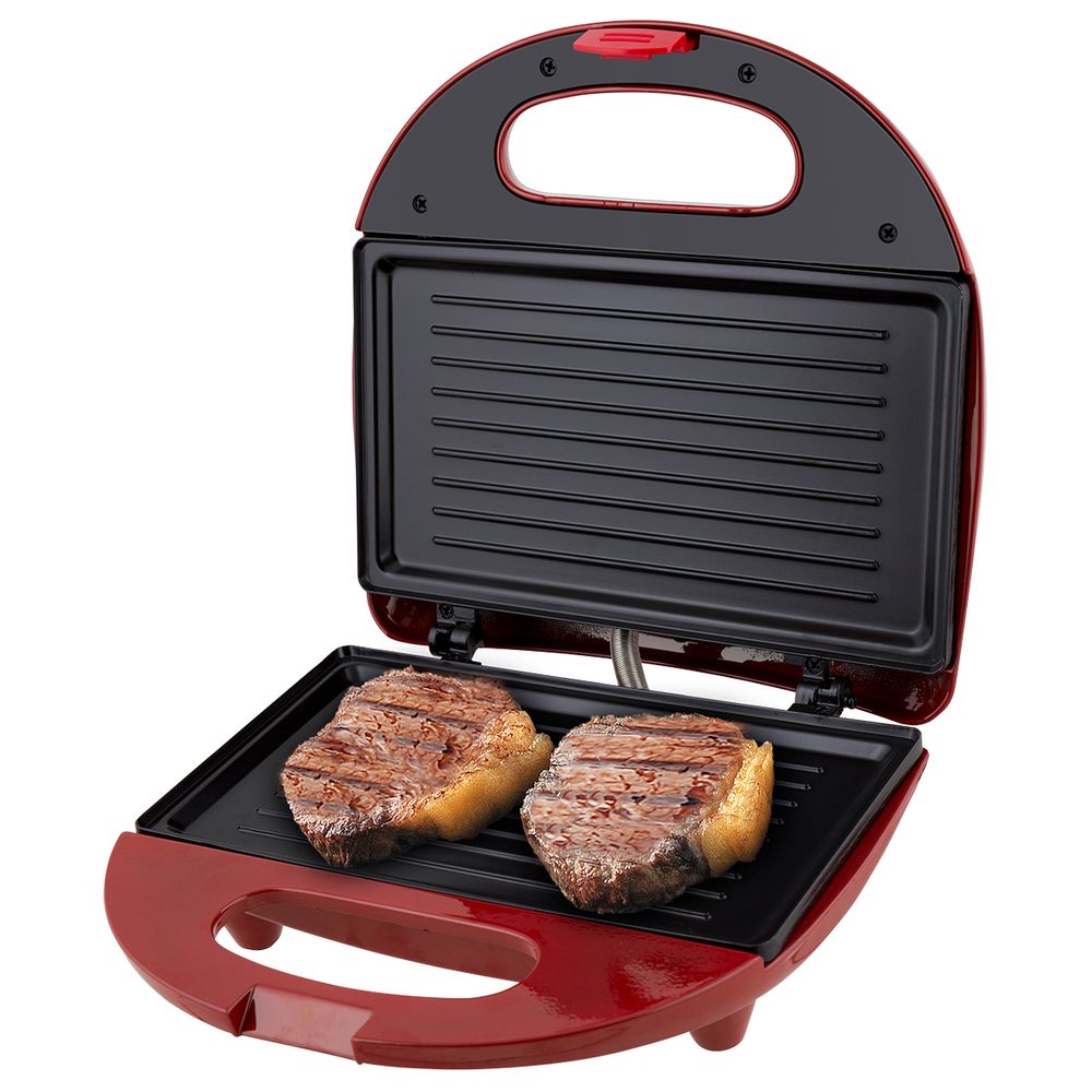 Grill e Sanduicheira Britânia Crome Inox Vermelha 750W |Britânia ...