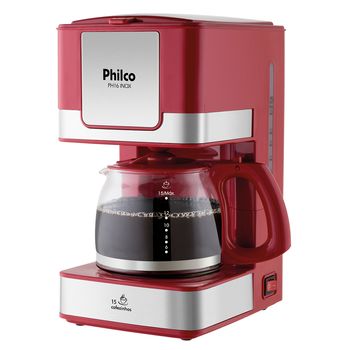 Cafeteira-PH16-Inox-Vermelha-550W-Philco