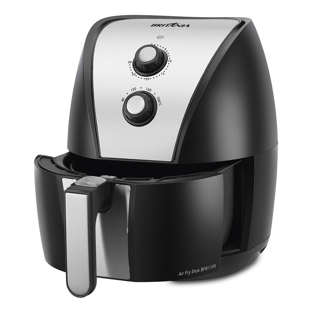 Fritadeira Air Fryer Britânia Inox BFR11PI 1500W - Britânia | Loja Virtual