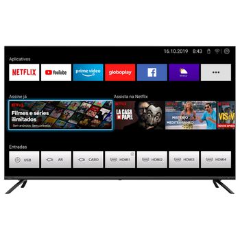 Smart TV Philco 50” PTV50G70SBLSG 4K LED - NetflixRetirar