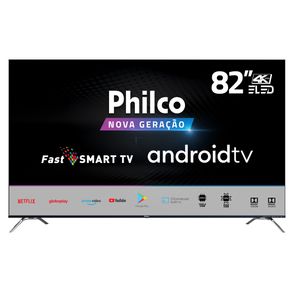 Smart TV Philco 82" Android Backlight E-Led PTV82K90AGIB UHD 4K - Bivolt Menor preço em Smart TV Philco 82" Android Backlight E-Led PTV82K90AGIB UHD 4K - Bivolt