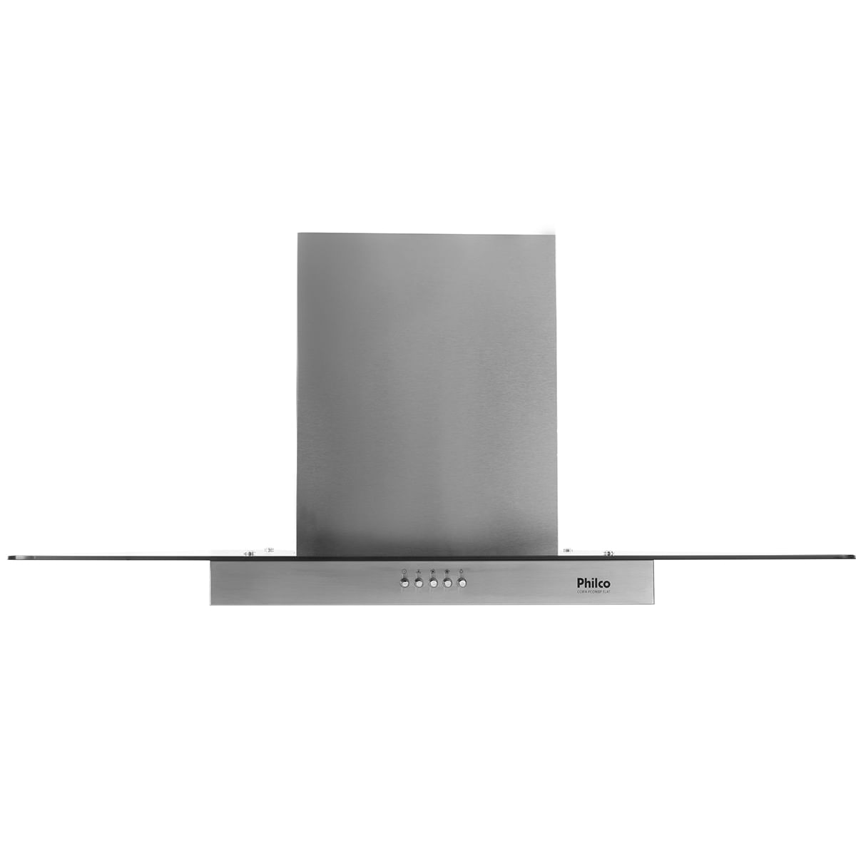 Coifa de Parede Philco PCO90IP Flat 90cm Inox Vidro Fumê