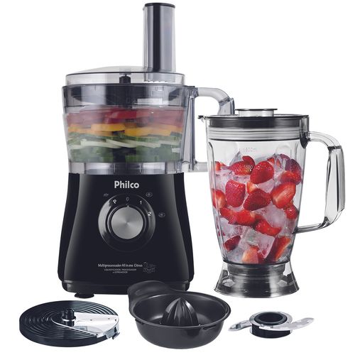 Multiprocessador Philco All In One 2 Citrus 800W - Outlet - 127V Menor preço em Multiprocessador Philco All In One 2 Citrus 800W - Outlet - 127V