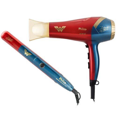 Kit Philco Secador PSC15 e Prancha PPR07 Mulher Maravilha é ruim? Kit Philco Secador PSC15 e Prancha PPR07 Mulher Maravilha é boa?