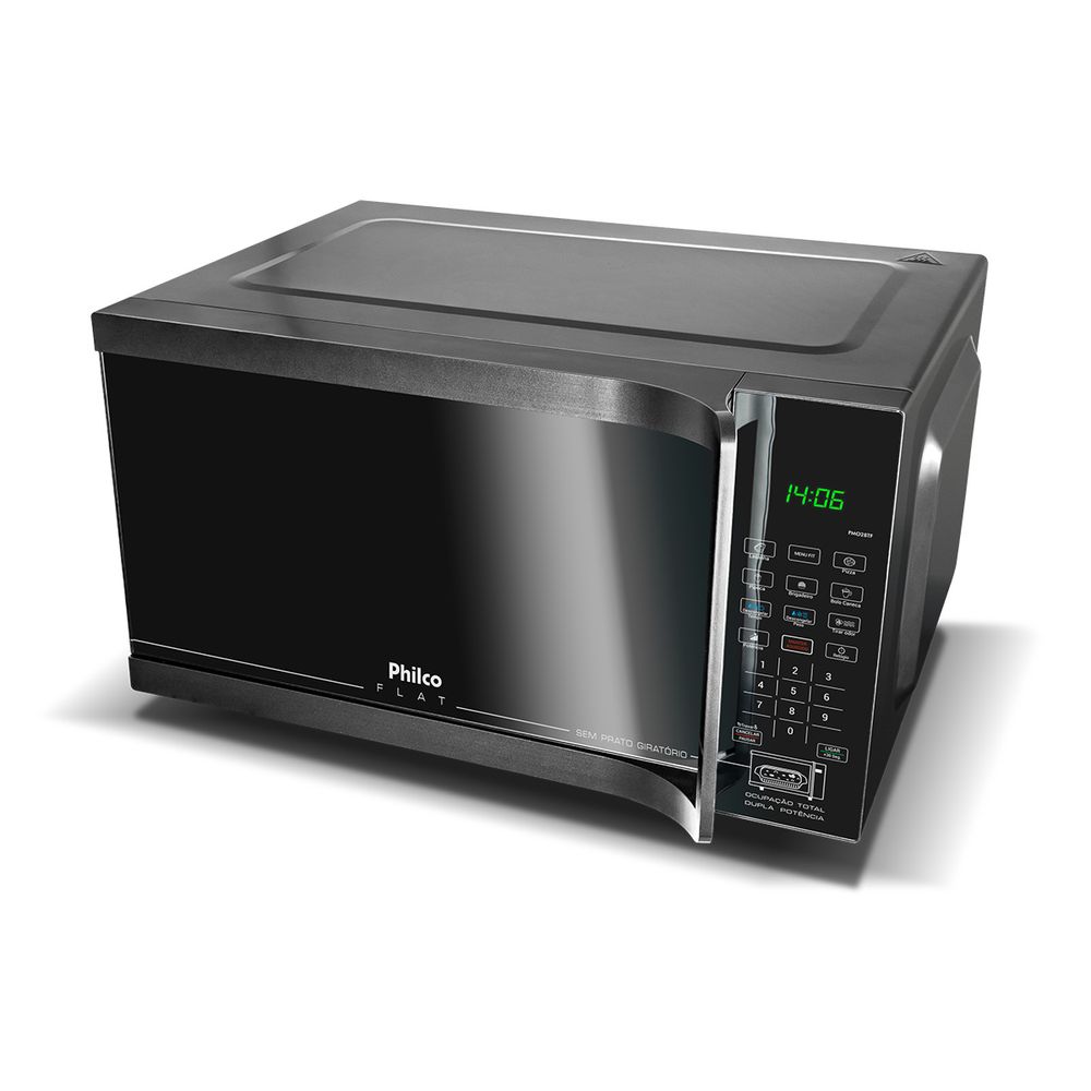 Microondas Philco PMO28TF Flat Sem Prato Giratório 28L 1400W Philco