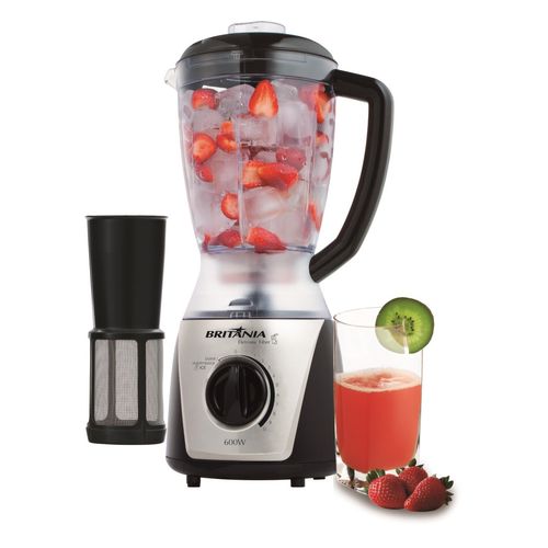 Liquidificador Britânia Eletrônic Filter Preto 1,5L Menor preço em Liquidificador Britânia Eletrônic Filter Preto 1,5L