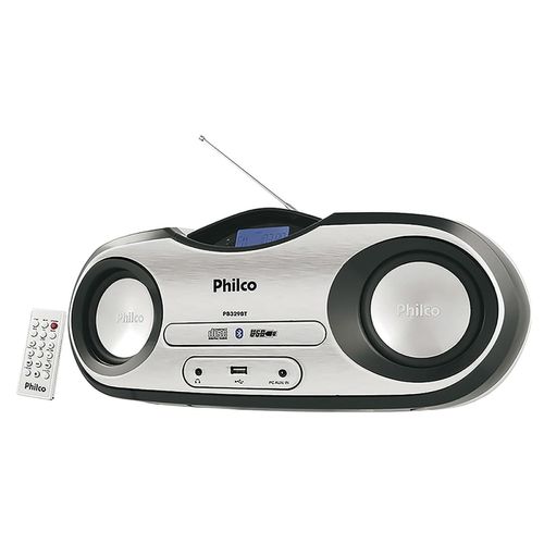 Boombox Philco PB329BT CD Player - Outlet - Bivolt Menor preço em Boombox Philco PB329BT CD Player - Outlet - Bivolt