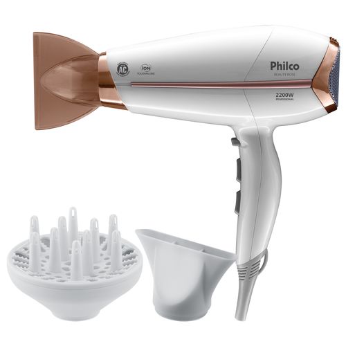 Secador de Cabelo Philco Beauty 2200W - Outlet Menor preço em Secador de Cabelo Philco Beauty 2200W - Outlet