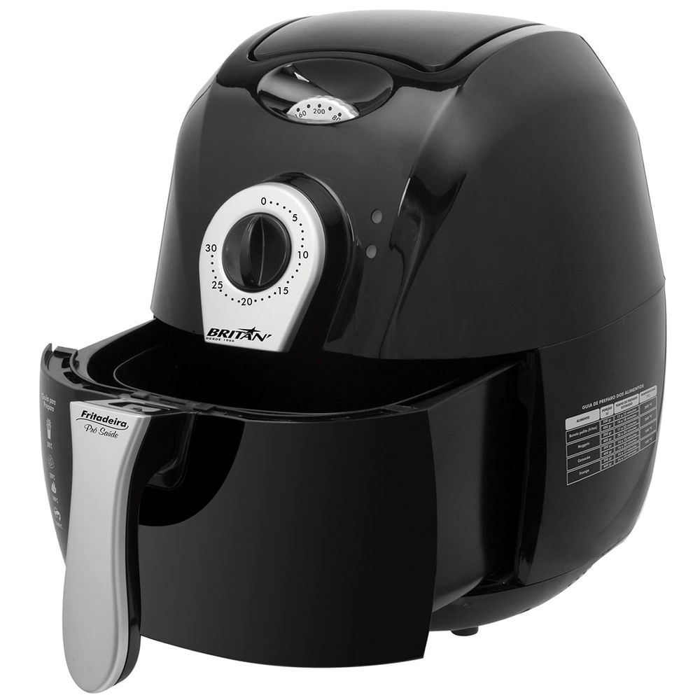 Fritadeira Air Fry Pró Saúde Função Timer 4,4L Saldão Britania em Casa