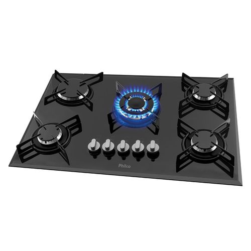 Cooktop Philco Design Bisotê 5 Queimadores Tripla chama - Outlet - Bivolt Menor preço em Cooktop Philco Design Bisotê 5 Queimadores Tripla chama - Outlet - Bivolt