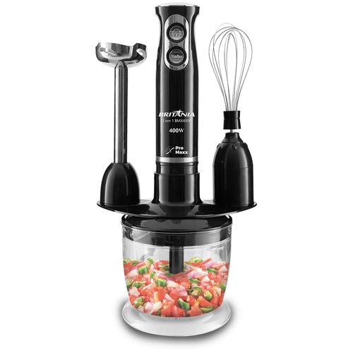 Mixer Britânia BMX400P 3 em 1 400W Preto - Outlet Menor preço em Mixer Britânia BMX400P 3 em 1 400W Preto - Outlet