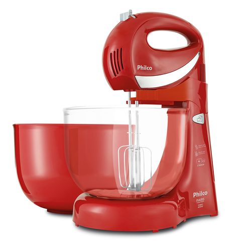Batedeira Philco Paris Cristal Maxx Vermelha 400W Menor preço em Batedeira Philco Paris Cristal Maxx Vermelha 400W