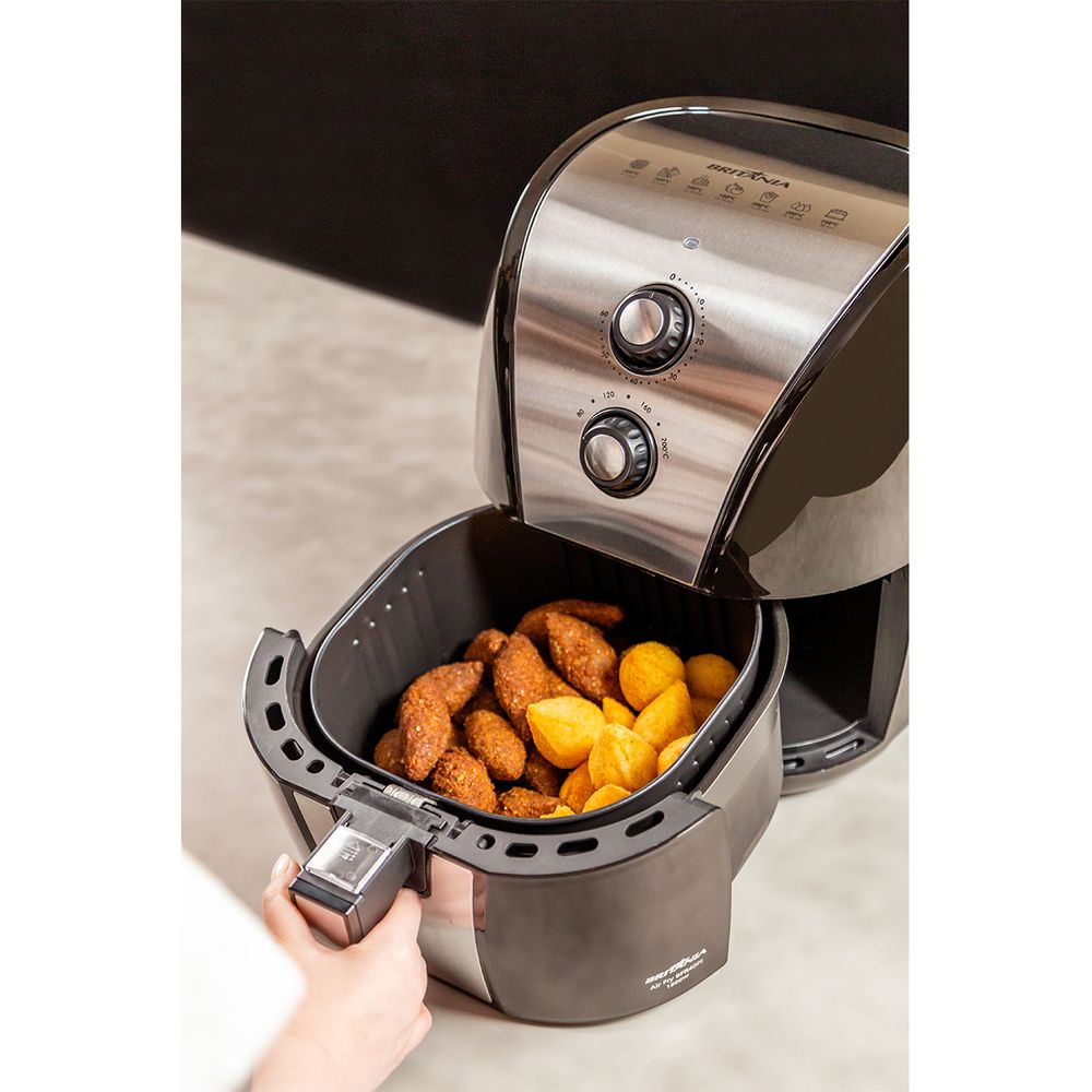 Fritadeira Air Fryer Britânia BFR40PI 5L Antiaderente 1500W - Britânia ...