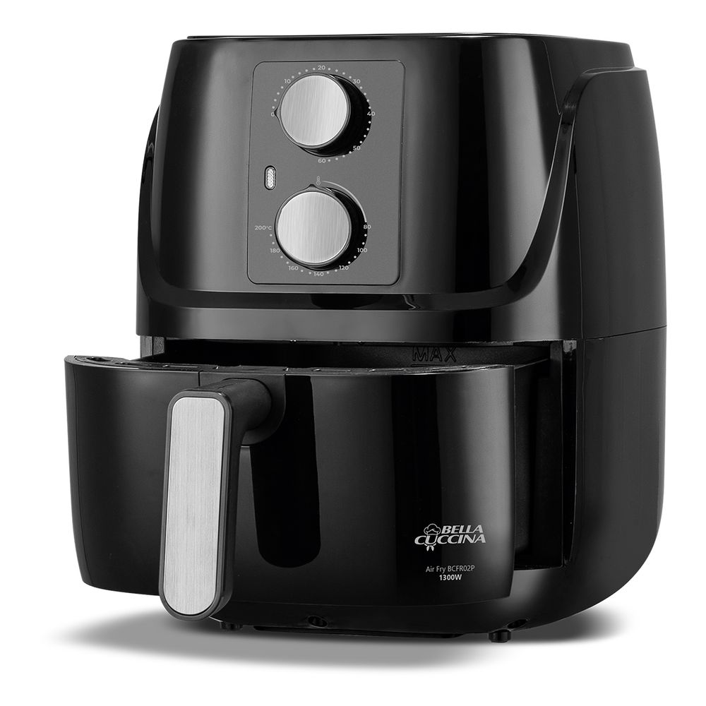 Fritadeira Air Fryer Bella Cuccina BCFR02P 3L 1300W - Outlet - Britânia ...