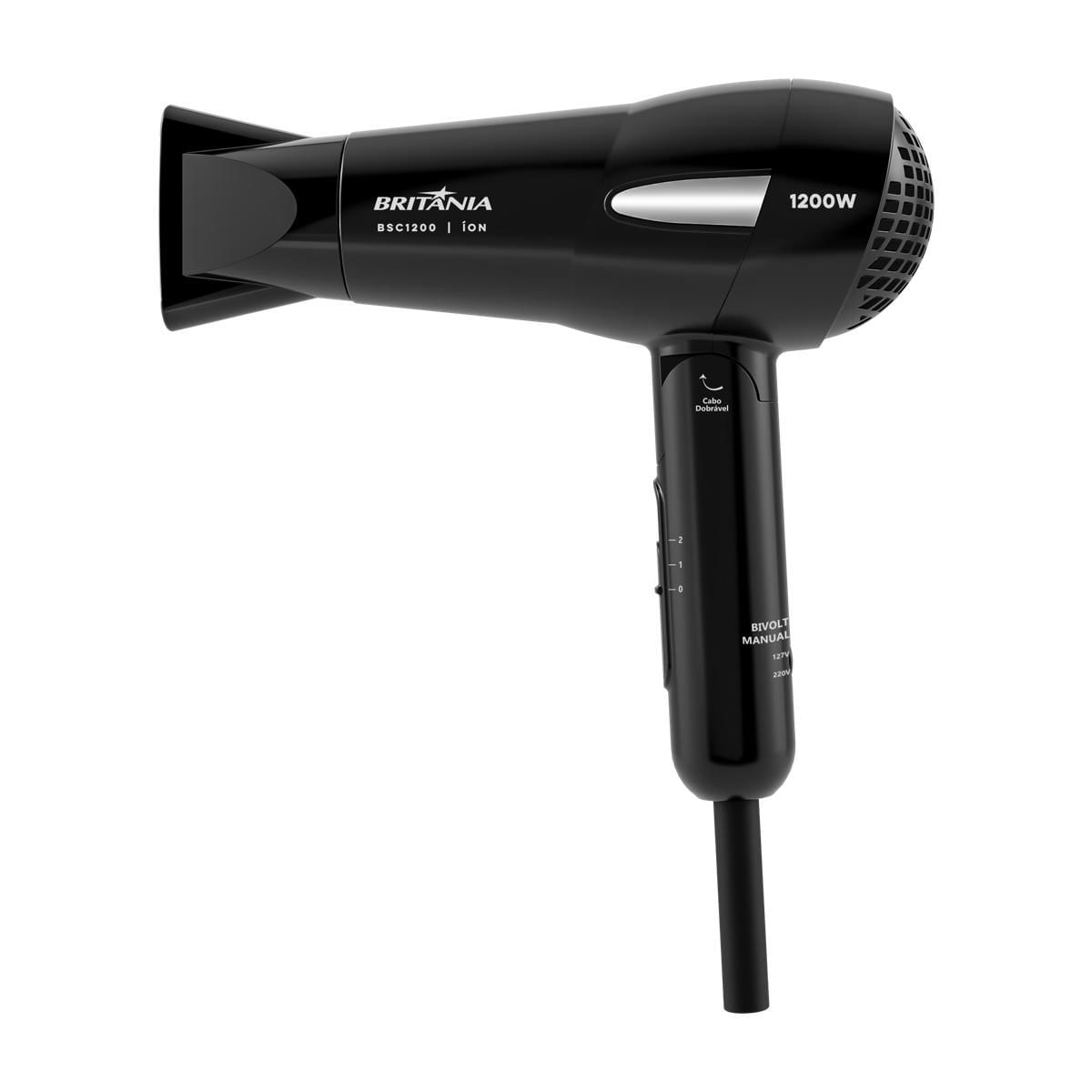 Secador de Cabelos Britânia 2 Temperaturas 1200W BSC1200