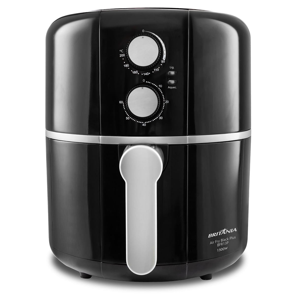 Fritadeira Air Fryer Britânia 4.5L Black Plus 1500W BFR13P