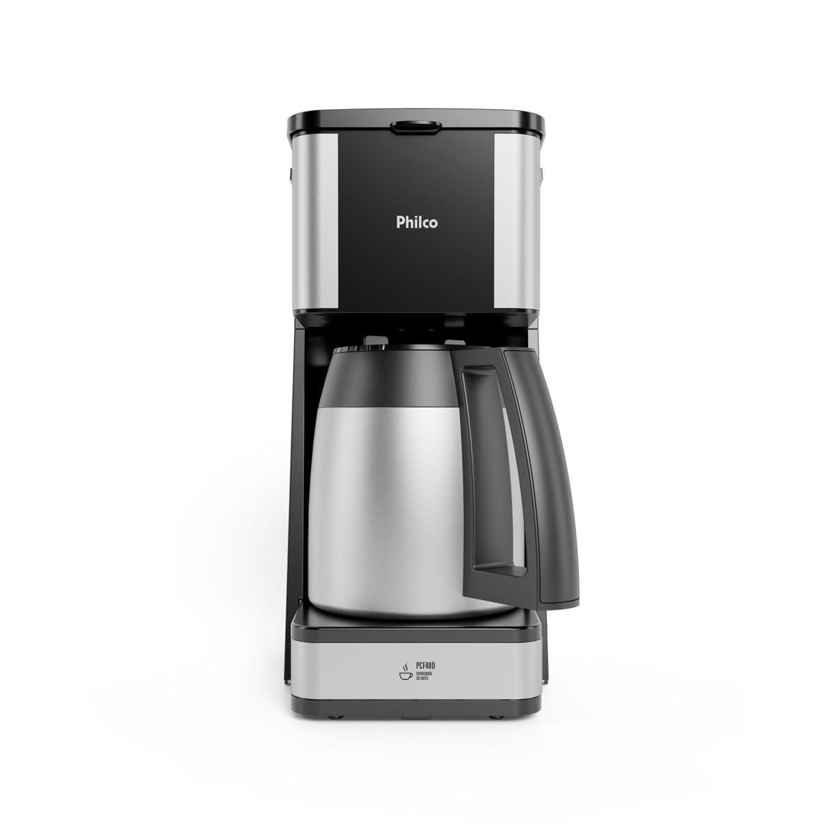 Cafeteira Philco 40 cafezinhos 1,6L Jarra em Inox PCF40D