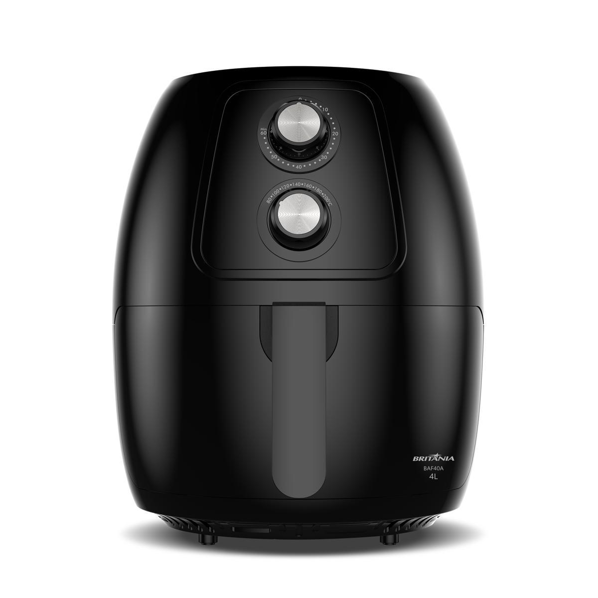 Air Fryer Britânia 4L Sem Óleo 1500W Antiaderente BAF40A - Outlet