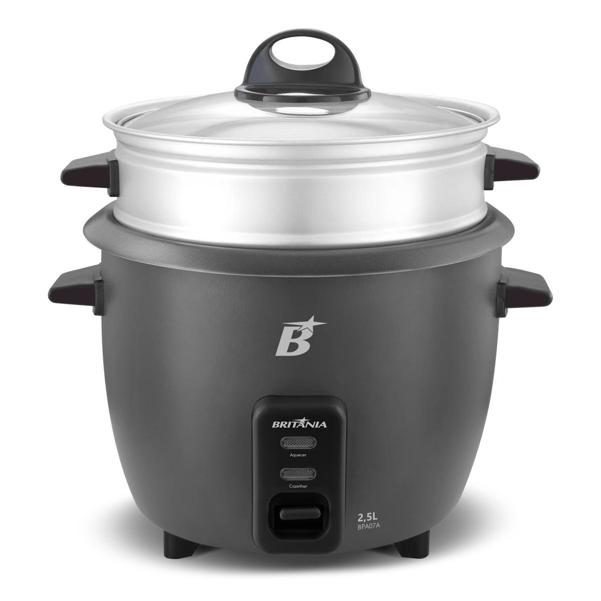 Panela Elétrica Multifuncional Britânia 7 xícaras 500W BPA07 - Outlet