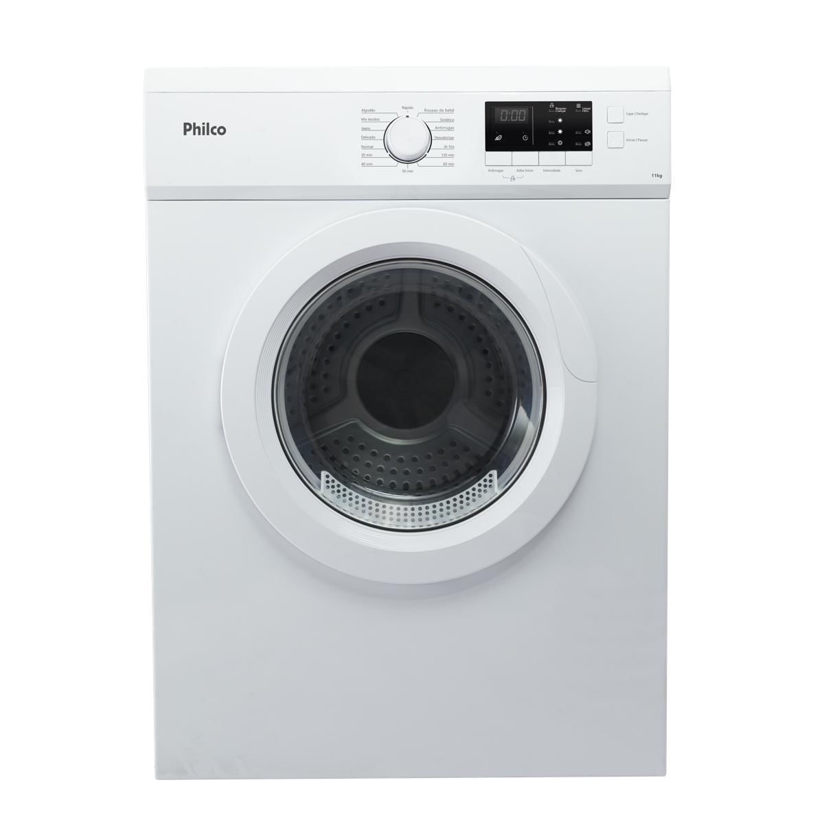 Secadora de Roupas 11Kg Philco 16 Programas Branco PSEC5000