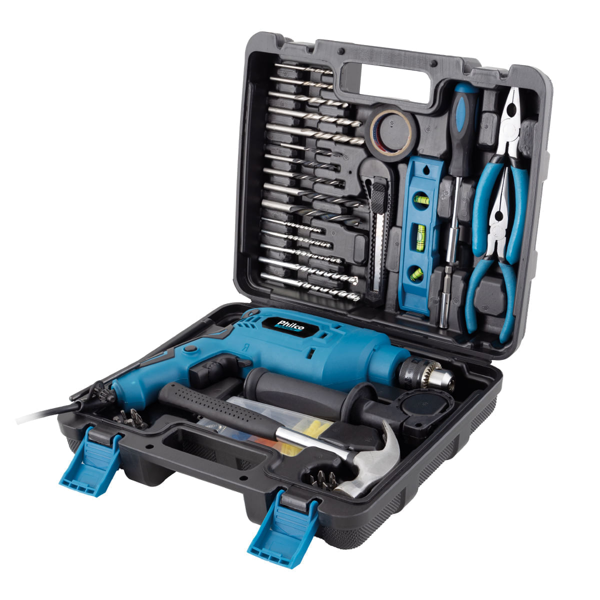 Furadeira Philco Force Maleta 99 Acessórios 650W PFU03MF