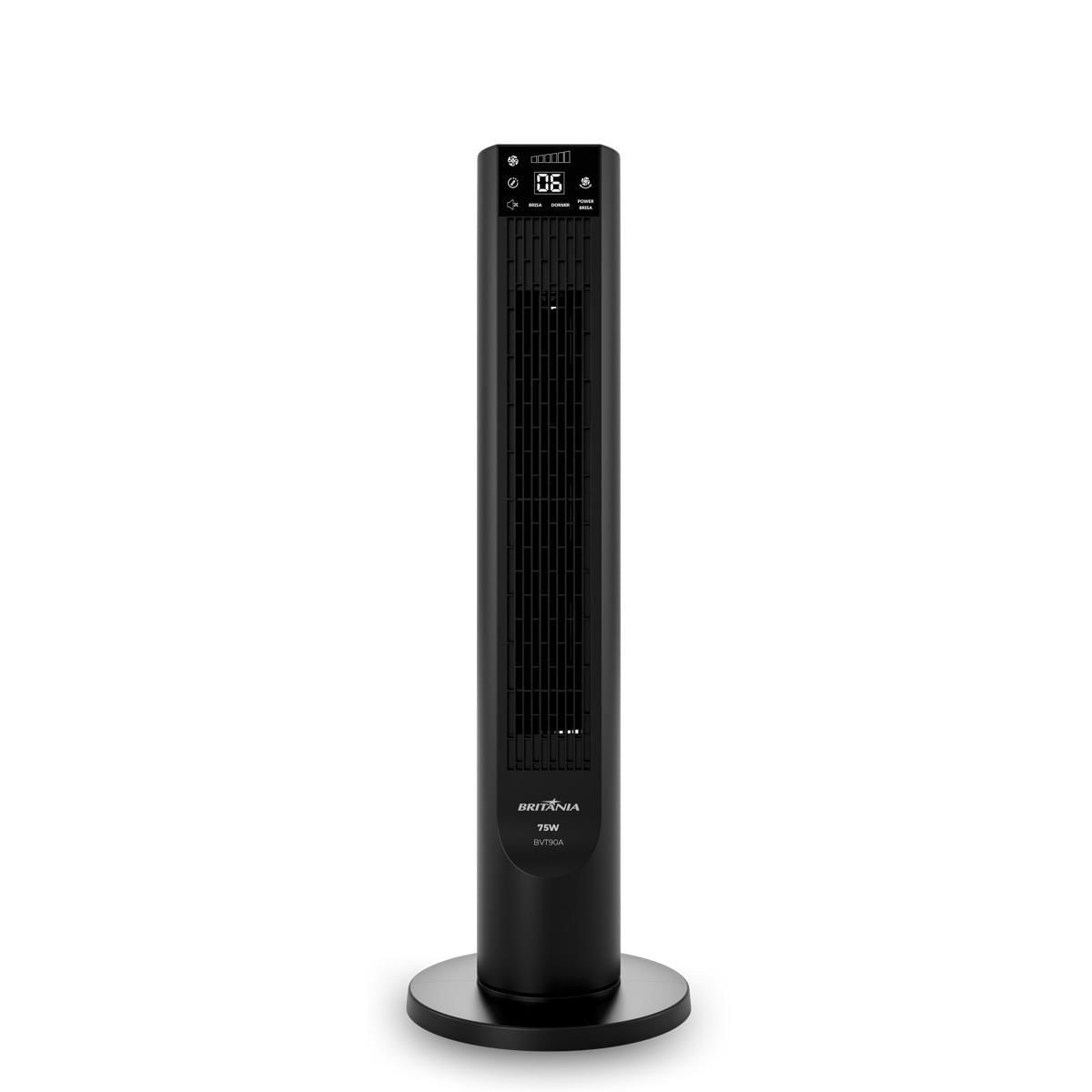 Ventilador Torre Britânia Painel Touch 75W BVT90A