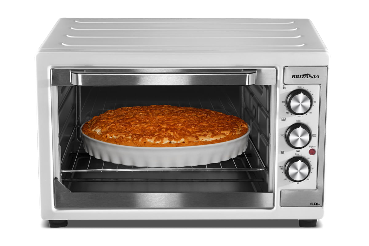Forno Elétrico Britânia 50L Branco 2 Resistências BFE50B