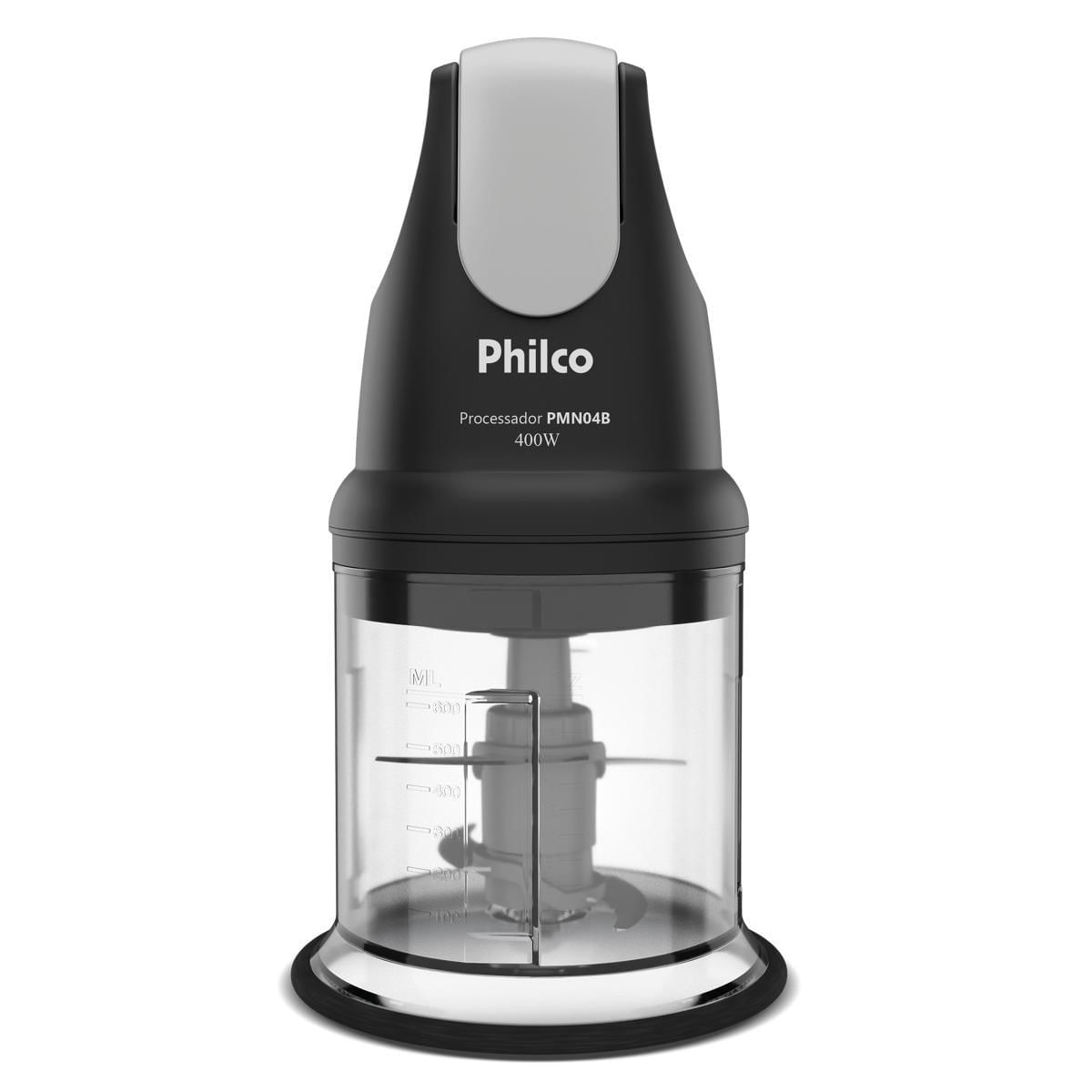 Processador Compacto Philco 400W 3 em 1 Preto PMN04B