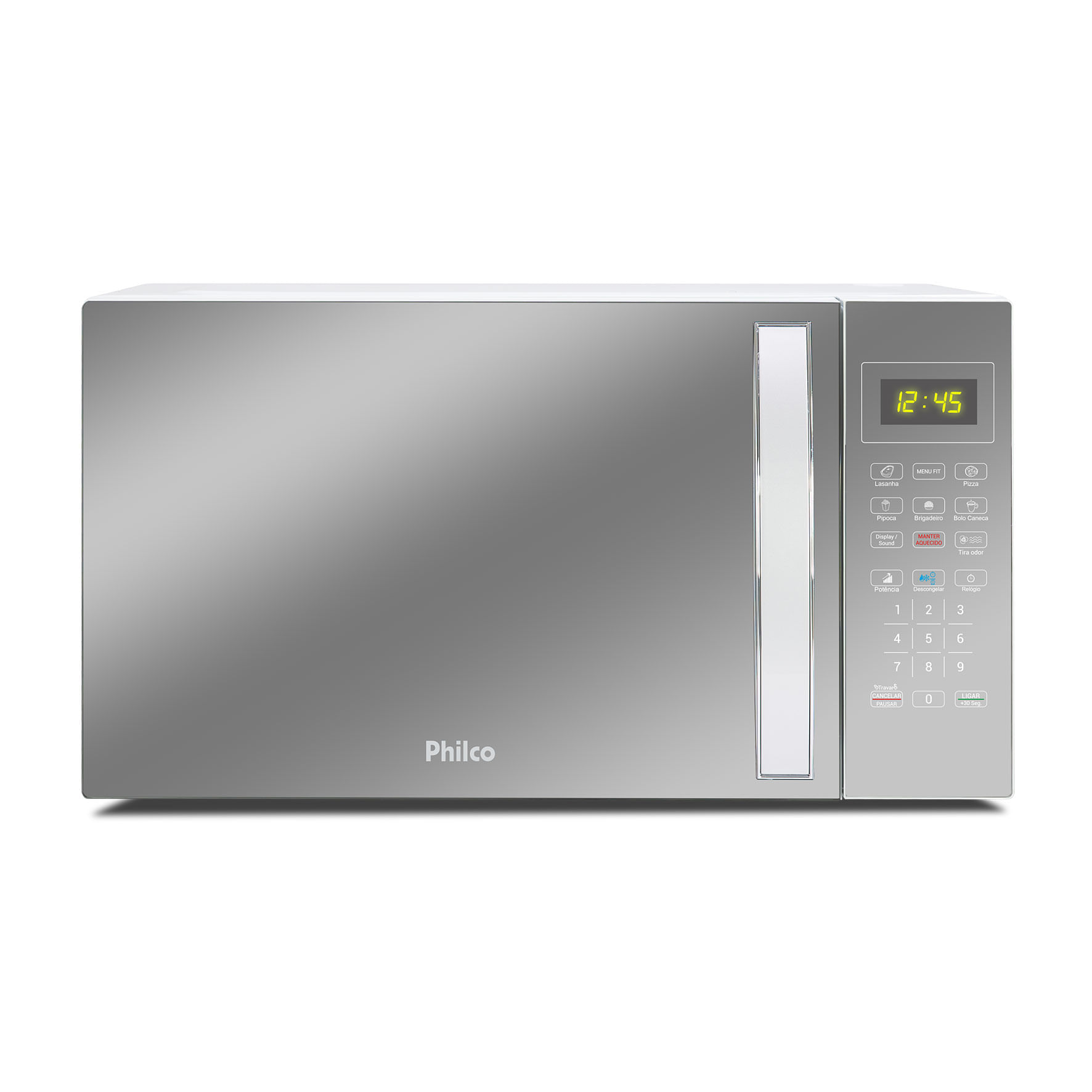 Micro-ondas 25L Philco Espelhado Limpa Fácil PMO28E - Outlet