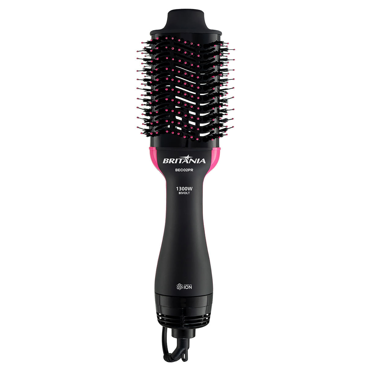 Escova Secadora Britânia 4 em 1 Cerâmica 1300W BEC02PR