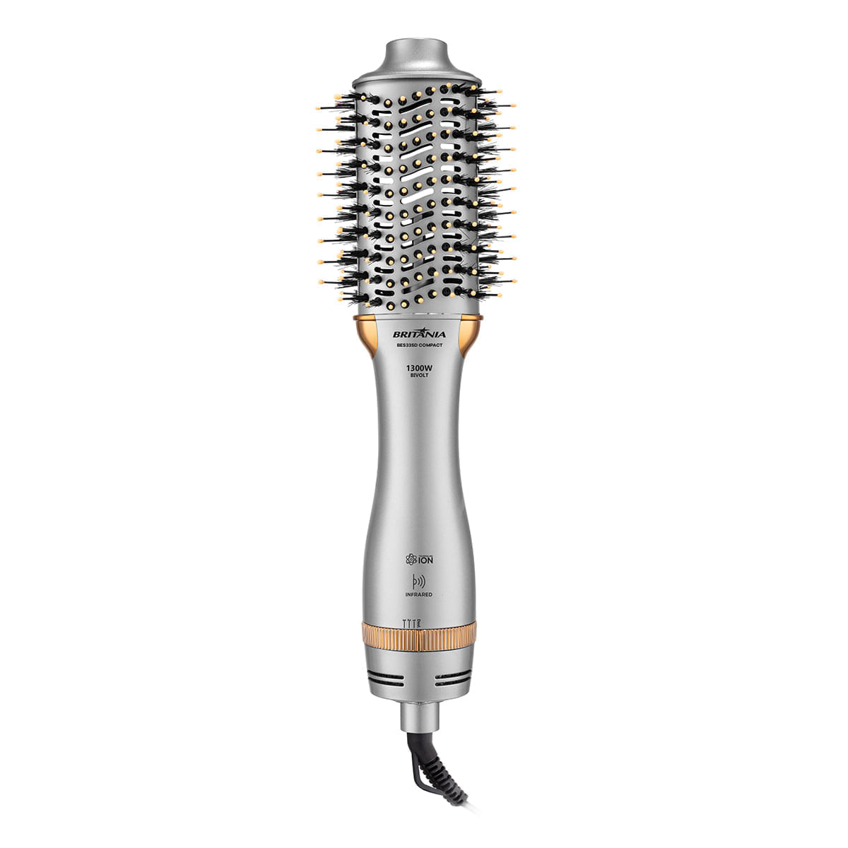Escova Secadora Britânia Nanocerâmica 1300W Infrared BES33SD