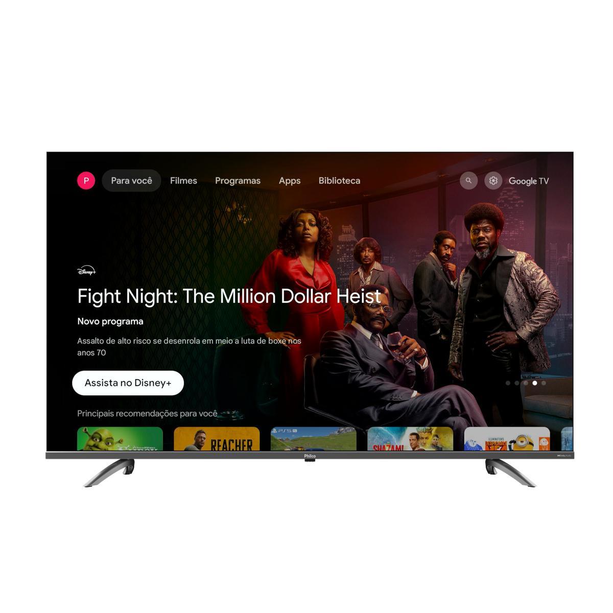 Smart TV 58" Philco LED 4K Google TV HDR10 P58KGA - Outlet