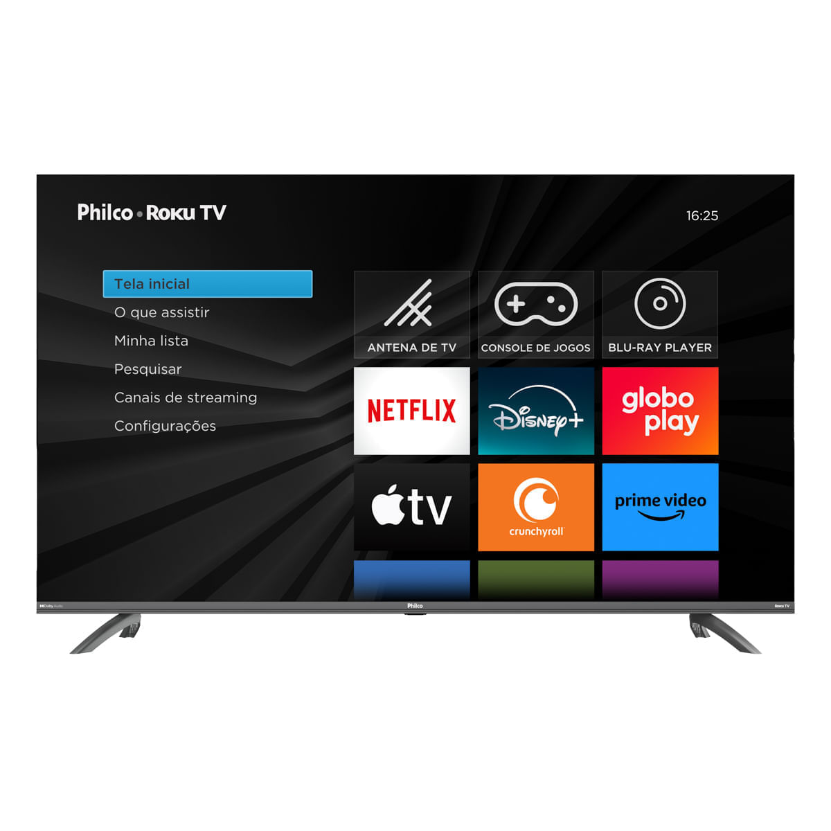 Smart TV 55” Philco LED Roku TV Dolby Áudio PTV55G3ERSGB - Outlet