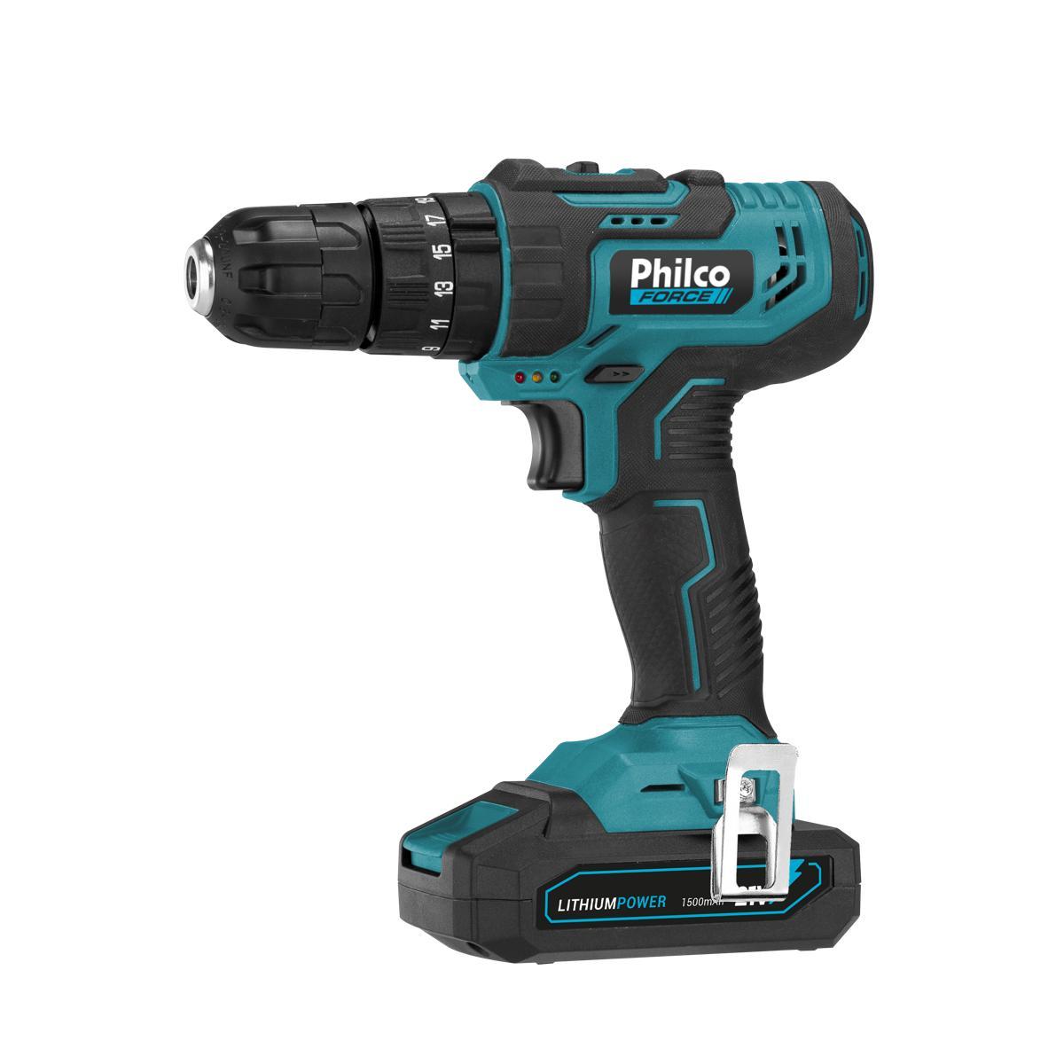 Parafusadeira Philco Force 3 em 1 Bateria 21V PPF21M - Outlet